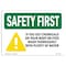 Signmission OSHA, 10" Height, 14" Width, Rigid Plastic, 14" W, 10" H, Landscape, OS-SF-P-1014-L-10812 OS-SF-P-1014-L-10812 - alternate 1